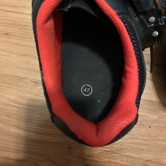 Peloton Black and Red Original Clip-in Shoes Mens US 13 EU 47 - Picture 5 of 5